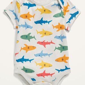 Old Navy - Shark Print - Unisex Printed Bodysuit for Baby